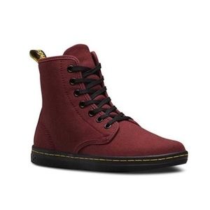Maroon Doc Martens Boots